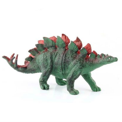 Simulation Animal Dinosaur World Static Toy Models, Style: 6 PCS Stegosaurus - Image 3