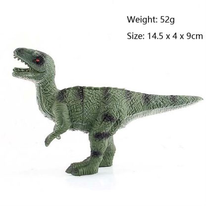 Simulation Animal Dinosaur World Static Toy Models, Style: 6 PCS Carnotaurus - Image 2