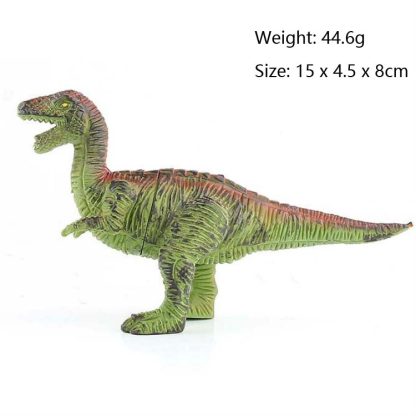 Simulation Animal Dinosaur World Static Toy Models, Style: 6 PCS Velociraptor - Image 2