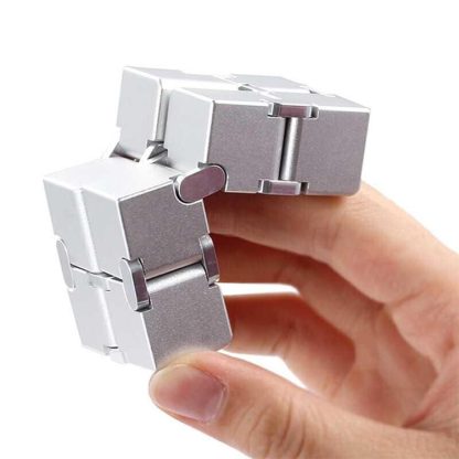 Infinite Cube Alloy Aluminum Decompression Toy Fingertip Cube(Red) - Image 3