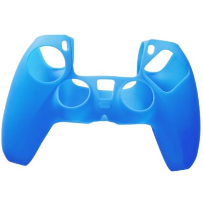 2 PCS Silicone Non-slip Handle Protective Cover For PS5(Dark Blue) - Image 2