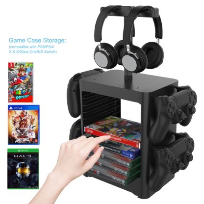 Game Disc Storage Rack Headphone Storage Rack For PS5 / Xsx - Image 3