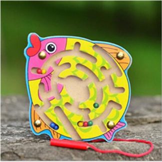 Educational Wooden Toys for Children Early Learning Maze Labyrinth Animal Shape Game Toys