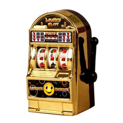 10PCS Vintage Mini Small Slot Machine Lucky Toy for Kid Children(Gold) - Image 3