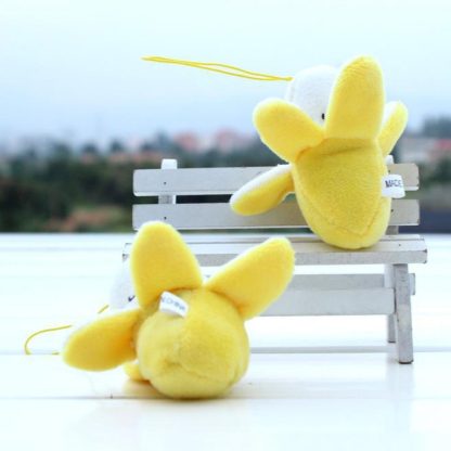 Banana Plush Keychain Small Pendant Stuffed Plush Bananas Key Chains 1 PCS Banana Pendant - Image 3