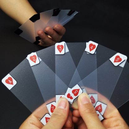 Plastic Crystal Waterproof Transparent PVC Playing Cards - Image 2