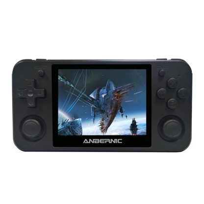 ANBERNIC RG350P 3.5 inch Screen Open Source Handheld Game Console 16G Memory Supports HDMI / TF Card(Pure Black) - Image 2