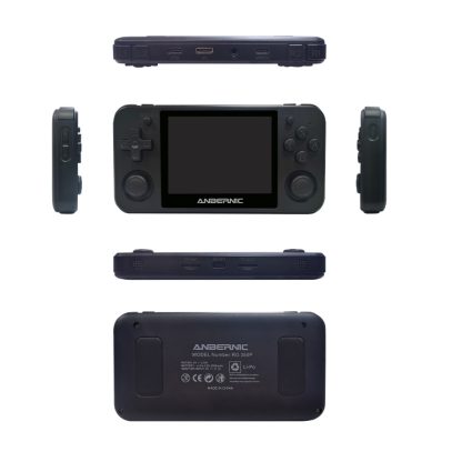 ANBERNIC RG350P 3.5 inch Screen Open Source Handheld Game Console 16G Memory Supports HDMI / TF Card(Pure Black) - Image 3