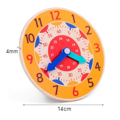 KBX-974 5 PCS Time Cognition Digital Clock Children Early Education Toy(Sky Blue) - Image 3