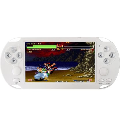 X9 5.1 inch Screen 128-bit Arcade Retro Handheld Game Console with 8G Memory(White)