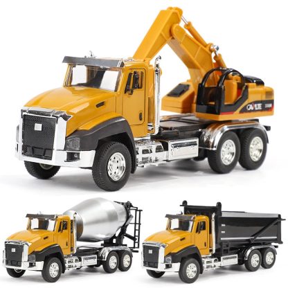 Children Toy Engineering Vehicle Set Simulation Alloy Car Model( Excavato) - Image 3