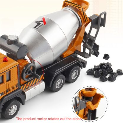 Jiaye Simulation Alloy 1:50 Scale Engineering Car Model Children Toy Car(Mixer) - Image 3