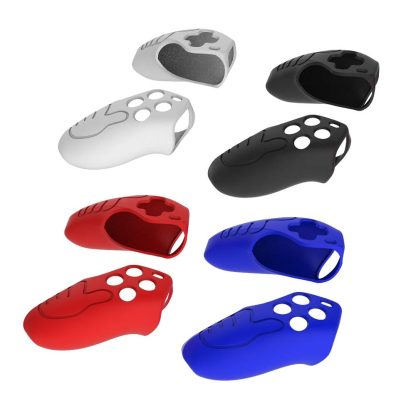 Game Handle Non-Slip Silicone Protective Cover Thumb Thicker Sleeve Rocker Cap For PS5(Blue) - Image 2