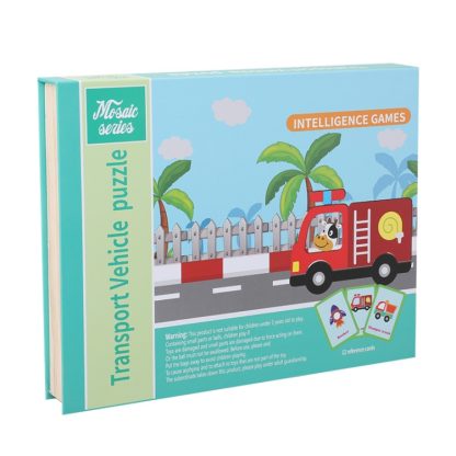 Magnetic Puzzle Children Early Education Magnetic Stick Toy(Traffic) - Image 3