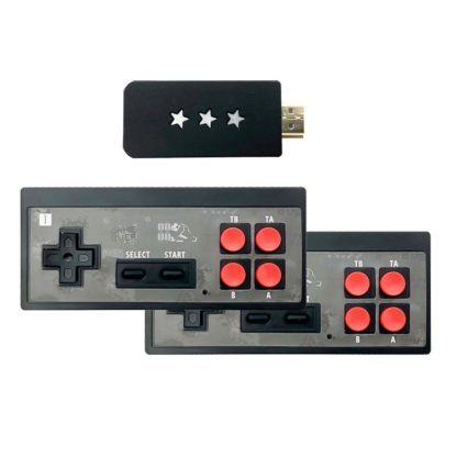 Y2-HD HDMI TV Mini Wireless Game Console Double Players Game Machine Built-In 612 Games - Image 2