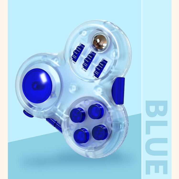 2 PCS Decompression Artifact Boring Vent Fingertip Rubik Cube Handle Fun Toy(Blue) - Image 2