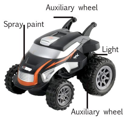 Watch Controlled Electric Toy Car Children Remote Control Stunt Buggy(Orange) - Image 3