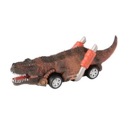 GJ305 3 PCS Inertia Pull Back Dinosaur Toy Model Car Children Educational Toys(Tyrannosaurus)