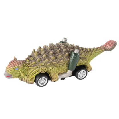 GJ305 3 PCS Inertia Pull Back Dinosaur Toy Model Car Children Educational Toys(Jialong)