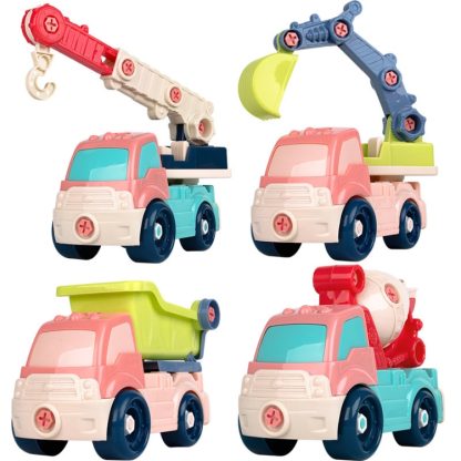 Children Education Engineering Vehicle DIY Toy Detachable Multifunctional Assembly Car(Dump Truck) - Image 2