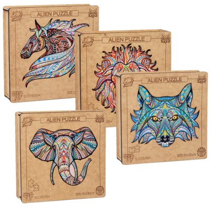 QW060 3D Three-Dimensional Alien Puzzle Children Educational Irregular Puzzle Toy(Wolf) - Image 3