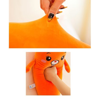 Carrot Plush Toy Large Long Down Cotton Doll Pillow, Height: 70cm(Poor Pouting) - Image 3