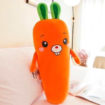 Carrot Plush Toy Large Long Down Cotton Doll Pillow, Height: 120cm(Cute Rabbit)