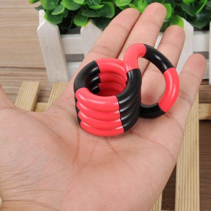 10 PCS Decompression Vent Twisted Loop Deformation Rope Winding Toys(White Green) - Image 3