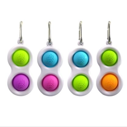 3 PCS Finger Bubble Music Key Buckle Baby Mental Development Can Press The Practice Board Finger Decompression Press Key - Image 2