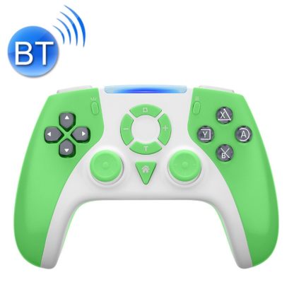 S02 Wireless Bluetooth Burst 6-Axis Gyroscope Game Handle For Switch Pro(Green)