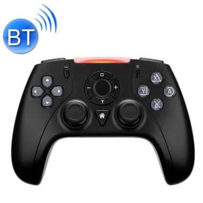 S02 Wireless Bluetooth Burst 6-Axis Gyroscope Game Handle For Switch Pro(Black)