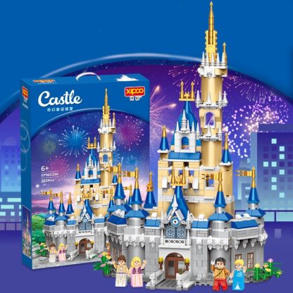 XP96029A Fairy Tale Castle Small Particles High Difficulty Puzzle Building Blocks Toy - Image 2