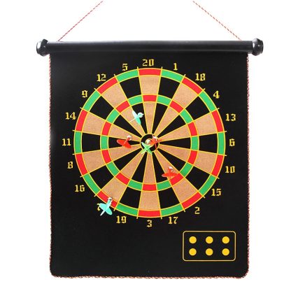 Double-Sided Magnetic Dart Board Set Magnet Target Parent-Child Game Toy, Darts needle: Barrel Package(17 Inch 6 Darts) - Image 2