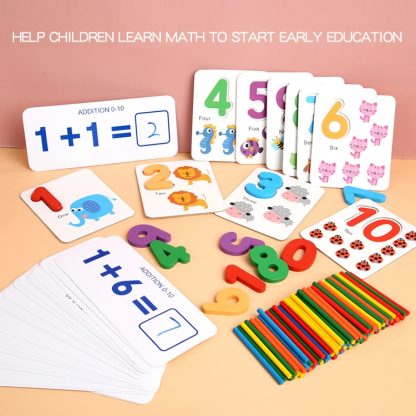 Mathematical Arithmetic Teaching Kids Early Education Wooden Children Toys - Image 2