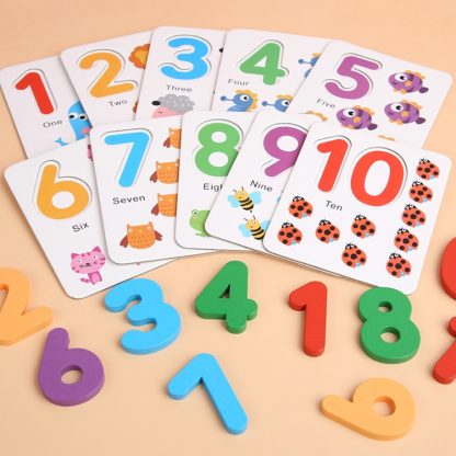 Mathematical Arithmetic Teaching Kids Early Education Wooden Children Toys - Image 3