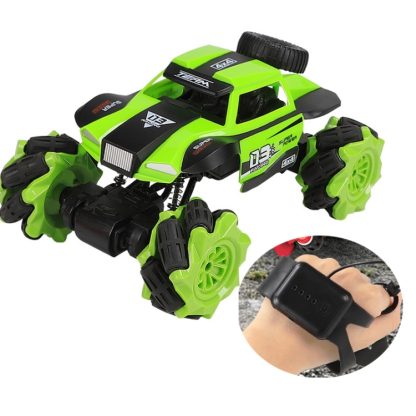 CX-60 2.4G Remote Control Truck Speed Drift Car Toy Cross-Country Racing  Gesture Induction Remote (Green)