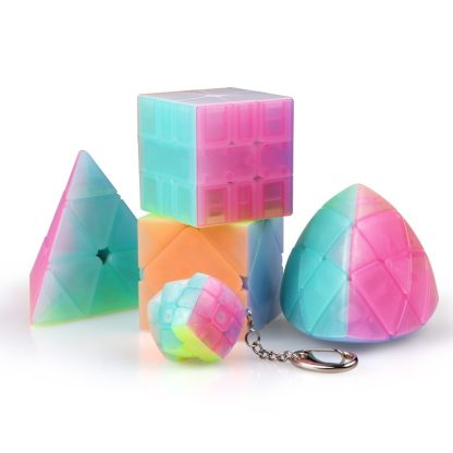 Jelly Magic Cube Children Educational Toys, Colour: Maple Foliary - Image 3