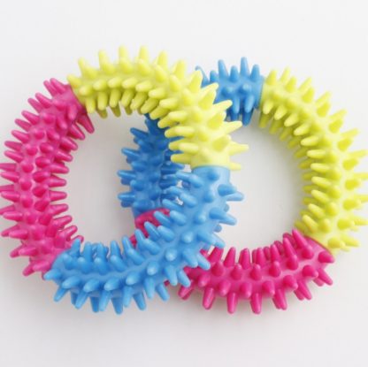 10 PCS Spiked Sensory Decompression Ring Toy Decompression Chain, Random Colour Delivery - Image 2