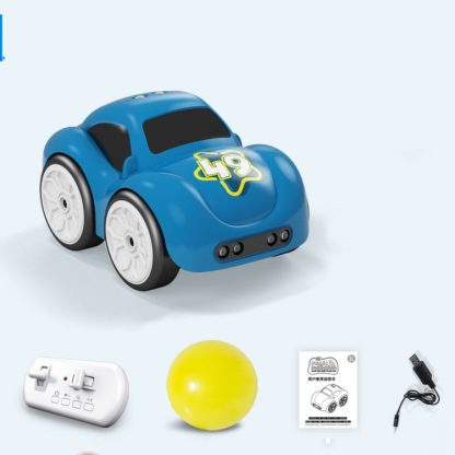 Remote Control Somatosensory Car Induction Obstacle Avoidance And Follow-Up Charging Toy Car For Children(Sky Blue)