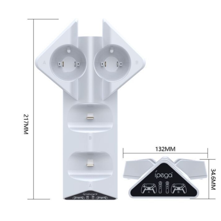 Ipega PG-P5011 Triangle Beast Charger Handle Charger For PS5 / PS MOVE - Image 3