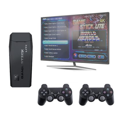 M8 Wireless HDMI Arcade Game Home TV Mini Game Machine with 2 x GamePads 32G Memory