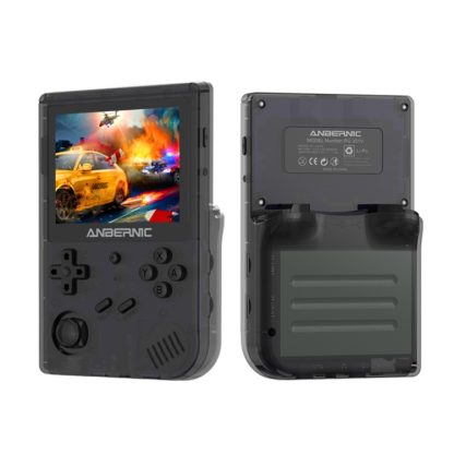 ANBERNIC RG351V 3.5 Inch Screen Linux OS Handheld Game Console (Black) 16GB+64GB