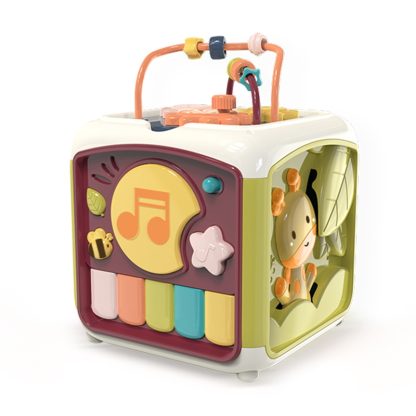 G14 Children Multifunctional Hexahedron Hand Patting Drum Puzzle Early Education Musical Toy(Charging Version) - Image 2