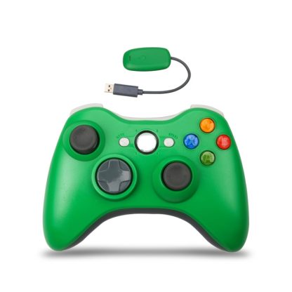 2.4G Wireless Game Controller For Xbox 360(Green)