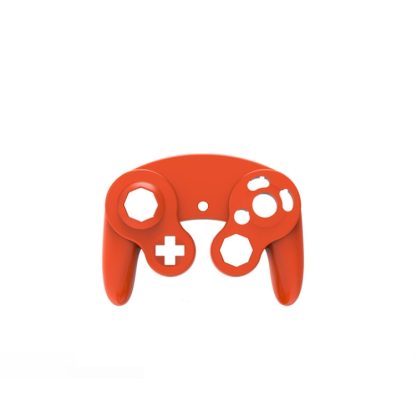 2 PCS Game Single Point Handle Shell Replacement Shell Handle Repair Parts For Nintendo NGC(Orange) - Image 2