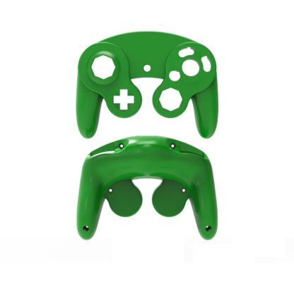 2 PCS Game Single Point Handle Shell Replacement Shell Handle Repair Parts For Nintendo NGC(Green)