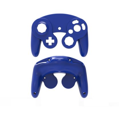 2 PCS Game Single Point Handle Shell Replacement Shell Handle Repair Parts For Nintendo NGC(Blue)