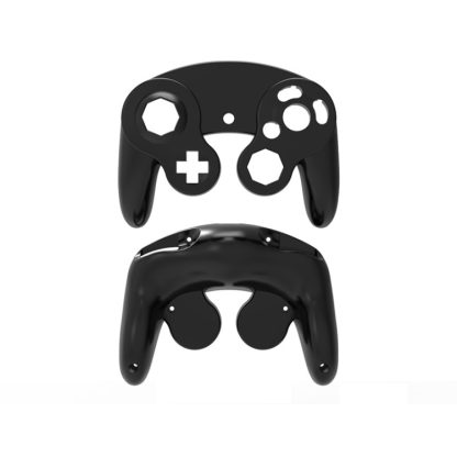 2 PCS Game Single Point Handle Shell Replacement Shell Handle Repair Parts For Nintendo NGC(Black)