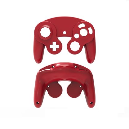 2 PCS Game Single Point Handle Shell Replacement Shell Handle Repair Parts For Nintendo NGC(Red)