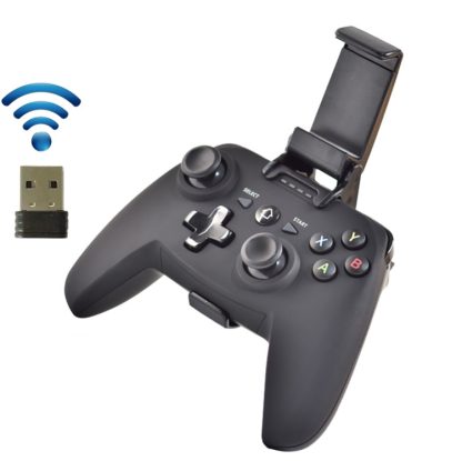 CX-X1  2.4GHz + Bluetooth 4.0 Wireless Game Controller Handle For Android / iOS / PC / PS3 Handle + Bracket + Receiver (